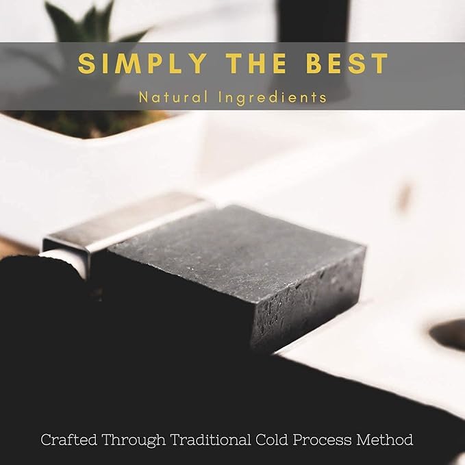 The Yellow Bird Dead Sea Mud Exfoliating Charcoal Soap & Rose Water Toner