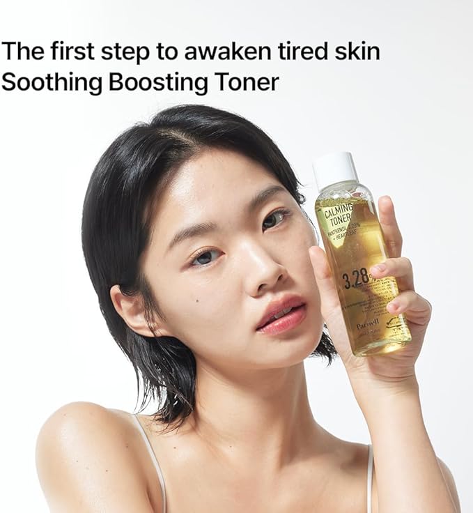 Parnell Panthenol 3.28% Heartleaf Calming Toner (6.76 Fl Oz / 200ml) | Korean Hydrating Toner with B5, Heartleaf & Centella | Ceramide & Hyaluronic Acid for Soothing Redness