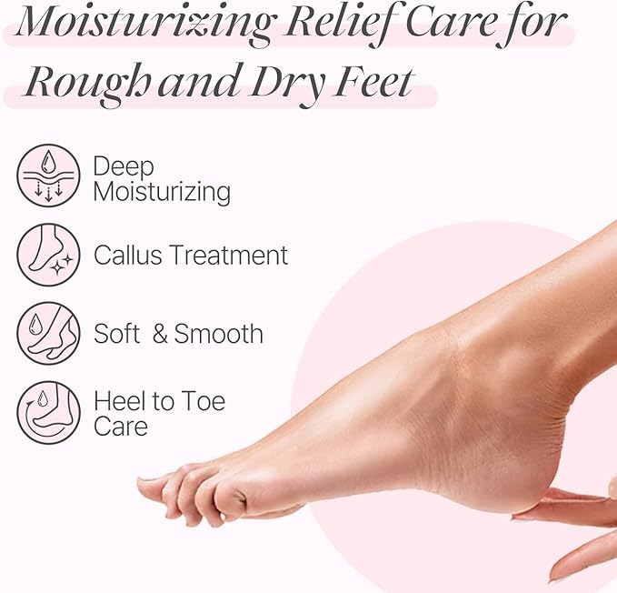 koelf Rose Petal Satin Foot Mask (5pairs) - Korean Skin Care, Intensive Nourishing Socks, Rose Scented Foot Repair Masks with Peptide, Collagen, Shea Butter, Urea for Smooth Feet, Foot Treatment