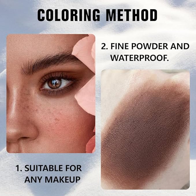 Matte Singe Eye Shadow Palette Makeup, Matte Brown Monochrome Eyeshadow For Older Women, Mini Pressed Monochrome Pigmented Waterproof Sombras Para Ojos, Vegan, Talc, Paraben & Cruelty Free