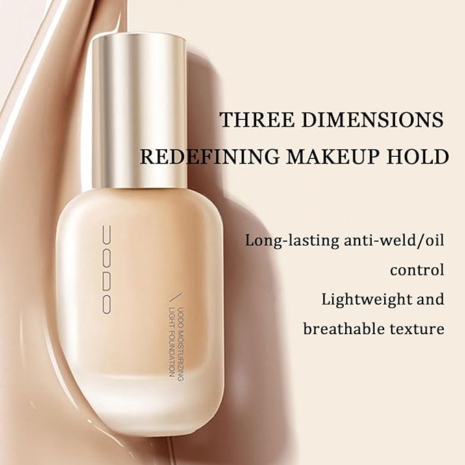 Liquid Foundation, Moisturizing Light Foundation, Matte Long-Lasting Cushion Concealer, Gauze Beauty LiquidFoundation (Matte 03 Natural)