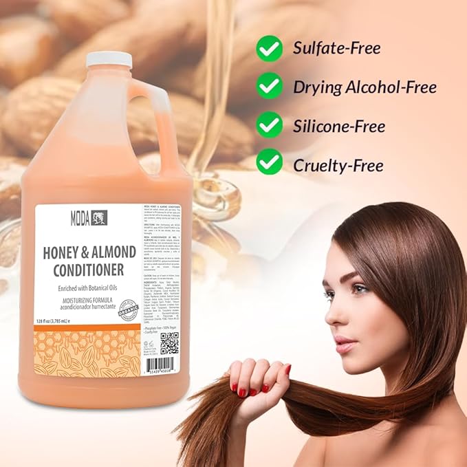 MODA Professional Hair Conditioner | Commercial Solution | Safety & Compliance, Simplified. | Transformative Results & Enhanced Reputation 128 Oz