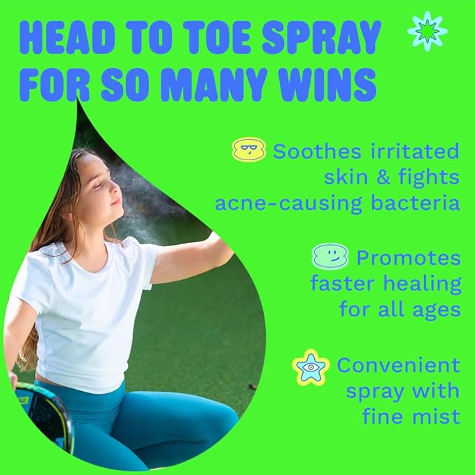 Pipa Skin Saver Hypochlorous Acid Spray for Face & Body 60 ml | Head to Toe Daily First Aid Skin Repair Spray for Sensitive Skin | Helps Reduce Eczema, Irritations, Rashes, Acne, Redness & Breakouts