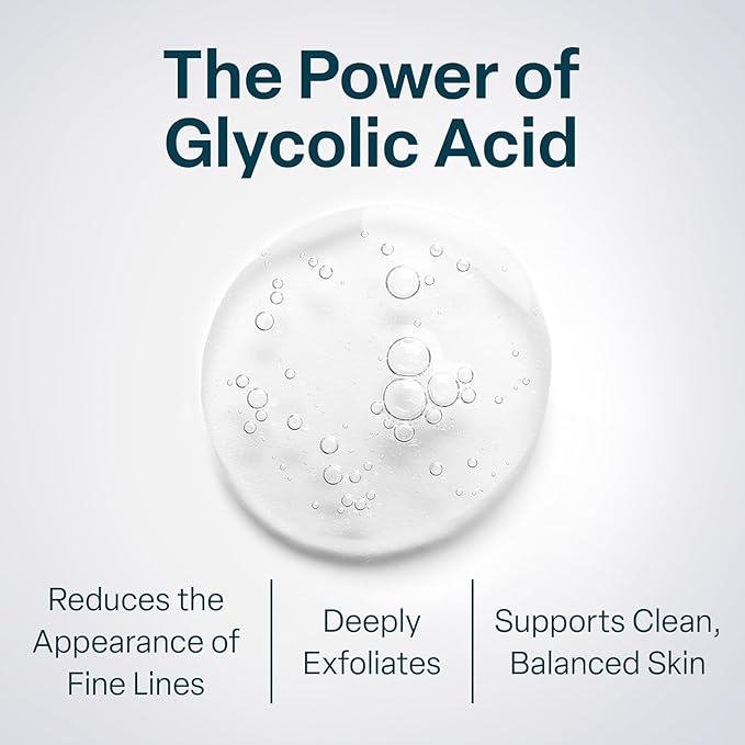 QRxLabs Glycolic Acid Pads - 20% Resurfacing Pads AHA for Face & Body - Exfoliates Skin Surface and Reduces Appearance of Fine Lines and Wrinkles - Acne Treatment Clearing - Daily Pads - 50ct 2PK