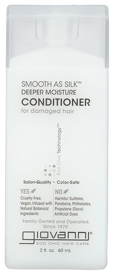 GIOVANNI COSMETICS Conditioner Smooth As Silk 2 OZ