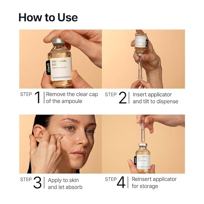 SUNGBOON EDITOR Glow Intensive PDRN Ampoule, Copper Peptides & Vitamin B12 Serum for Face with Collagen & Multi Peptides & 10 Hyaluronic Acids | Korean Skincare Serum, 1.35 fl oz