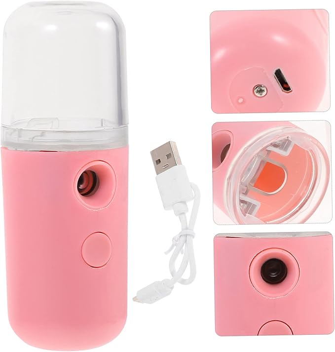 Baluue Portable Nano Facial Hot Spray Toner for Face Makeup Device Charging Face Sprayer