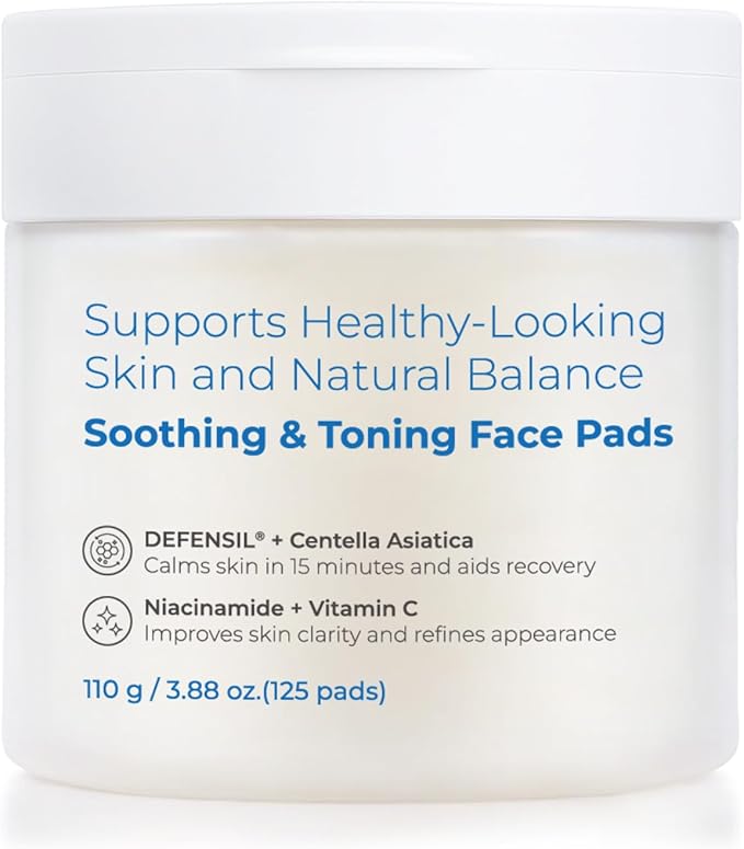 Soothing & Clarifying Toner Pads with Centella Asiatica, Tranexamic Acid, and Peptides – 125 Pre