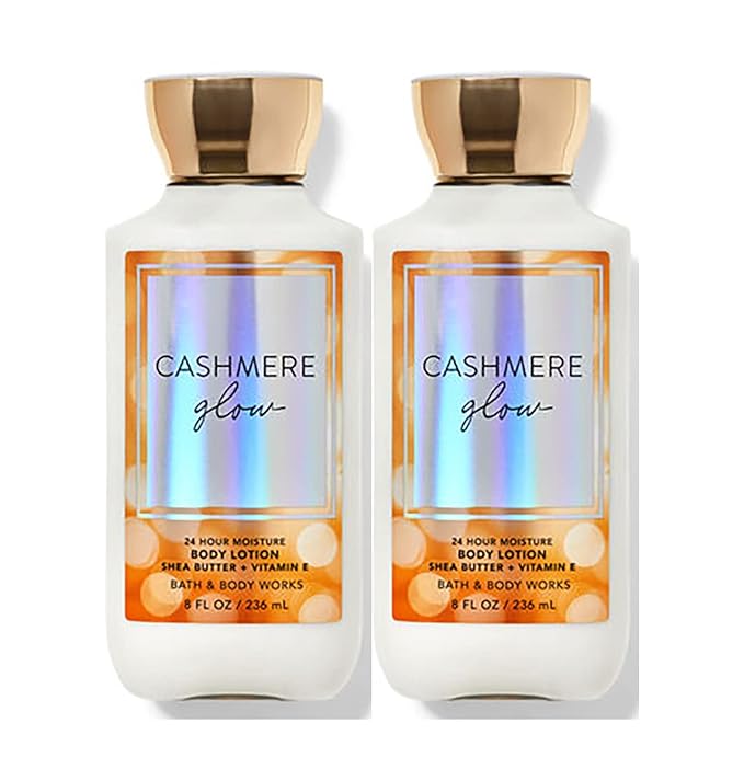 Bath & Body Works and Cashmere Glow Super Smooth Lotion Sets Gift For Women 8 Oz -2 Pack (Cashmere Glows) 16 Fl Oz