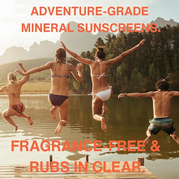 SPF 50 Mineral Sunscreen 2-Pack – No White Cast, Reef-Safe, Non-Nano Zinc, Water Resistant, Face & Body – Goodspread