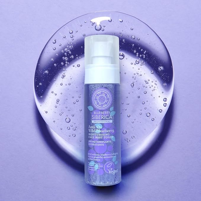 Natura Siberica Natural Anti-OX Wild Blueberry Face Mist Toner 3.38 fl oz