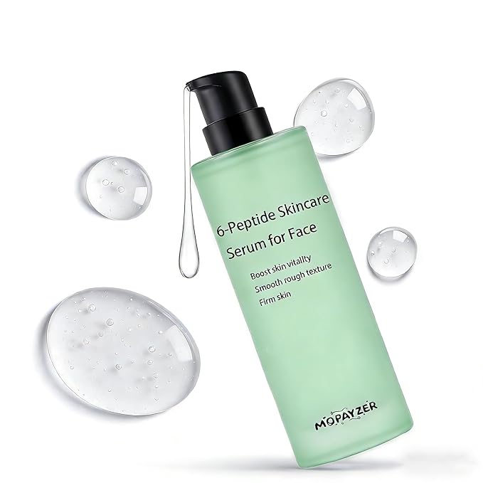 6X Peptide Skin Booster Toner Set, Peptide Boosting Facial Essence for Women, 2 Pcs Repairing Serum with Niacinamide & Hyaluronic Acid, Reduces Fine Lines & Wrinkles, Soothes Skin, Korean Skin Care