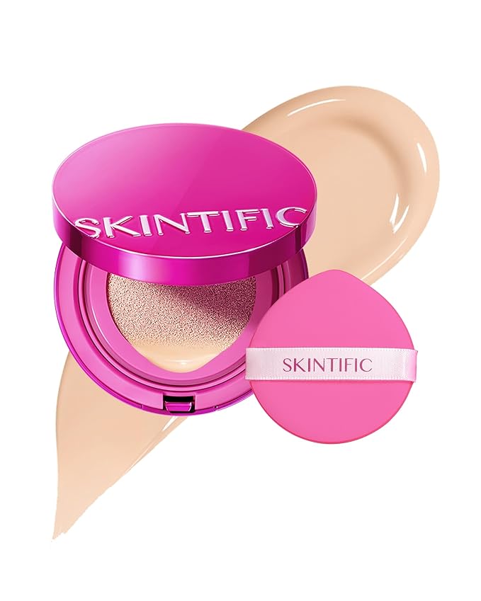 Cover Glow Perfect Cushion Foundation – Natural Radiant Finish, Medium-to-High Buildable Coverage, Hydrating Peptide Complex, Lightweight for Dry & Combination Skin, #00 Porcelain