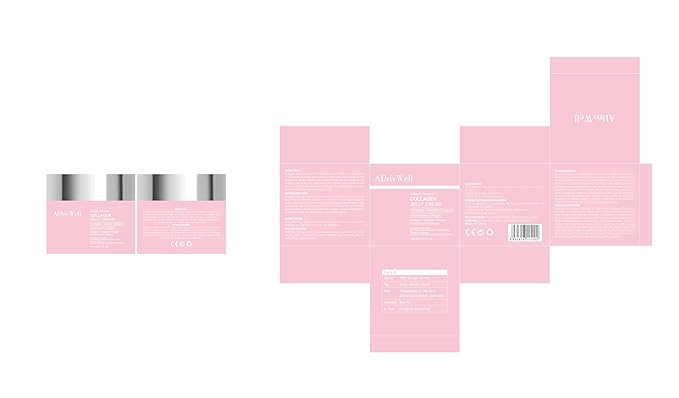 Collagen Jelly Cream,Korean Face Moisturizer with Niacinamide&Freeze-Dried Hydrolyzed Collagen,Glow Hydration & Anti-Aging Skincare for Fine Lines,& Dullness,24 Hour Hydration(3.71 fl.oz.)