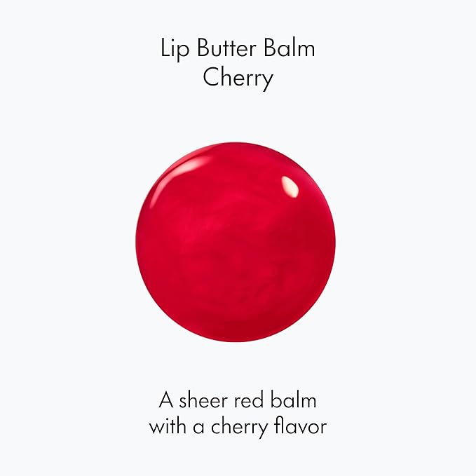 Ruby & Millie Tinted Lip Balm Cherry - Hydrating Cherry Lip Balm - Moisturizing Lip Butter Balm Treatment - Glossy Vegan Lipbalm 0.5 Oz