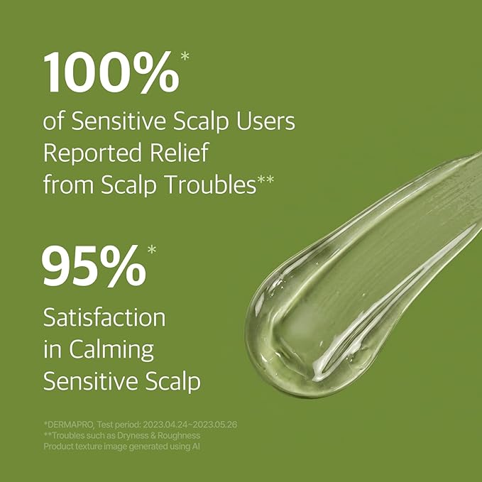 RYO Sensitive Scalp Care Shampoo with Korean Ginseng & Caffeine - Soothing and Relief for All Hair Type, Anti Loss Care, Dermatologist Tested, 16 Fl Oz.