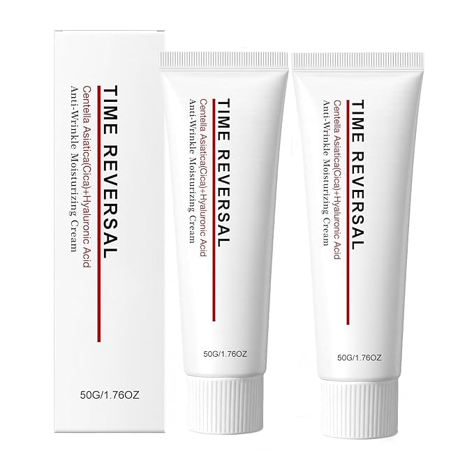 2PCS All-In-One Skin Moisturizer Cream for Face, Lotion - Nourishing, Hydrates, Firms & Reduces Wrinkles with Centella Asiatica (Cica), Collagen & Hyaluronic Acid