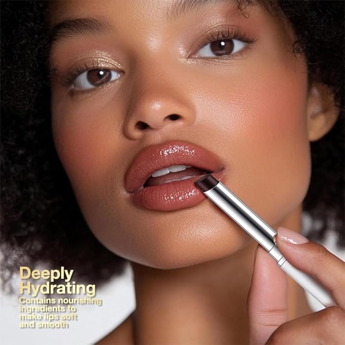 Honey Lipstick Tinted Lip Balm - Sheer Hydrating Lipstick for All Skin Tones - Moisturizing Lip Color, Nourishing Lip Balm with a Hint of Natural Black Cherry Tint Vegan & Cruelty-Free 01# Dark