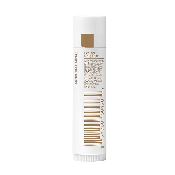 Sun Bum SPF 30 Mineral Sunscreen Lip Balm - Hawaii Act 104 Compliant (Octinoxate & Oxybenzone Free) - Zinc-Based Broad Spectrum UVA/UVB Lip Protection - 0.15 oz Stick (Pack of 3)