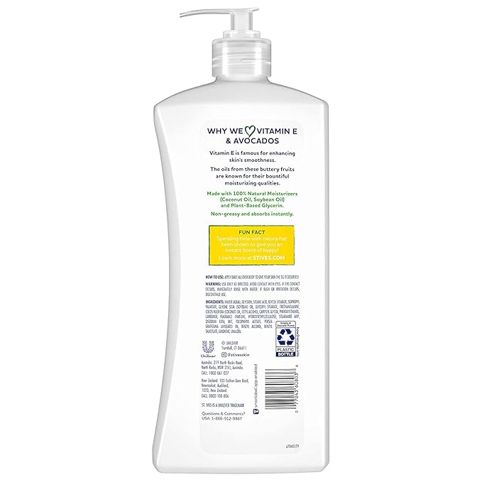 St Ives Body Lotion 21 Ounce Daily Hydrating (621ml) (2 Pack)