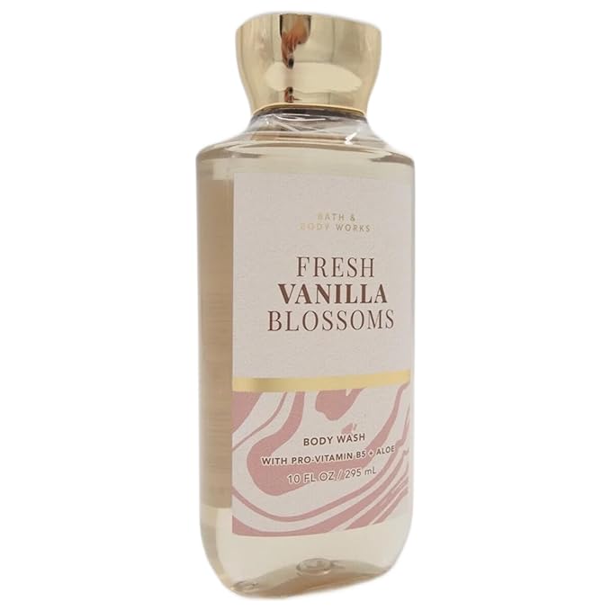 Bath & Body Works Signature Collection Shower Gel For Women10 fl oz (Fresh Vanilla Blossoms)