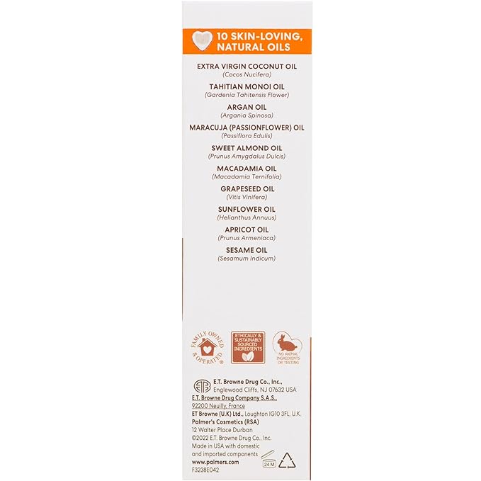 Palmer's Coconut Oil Formula Coconut Monoi Luminous Hydration Facial Oil,1 Ounce,(Pack of 2)