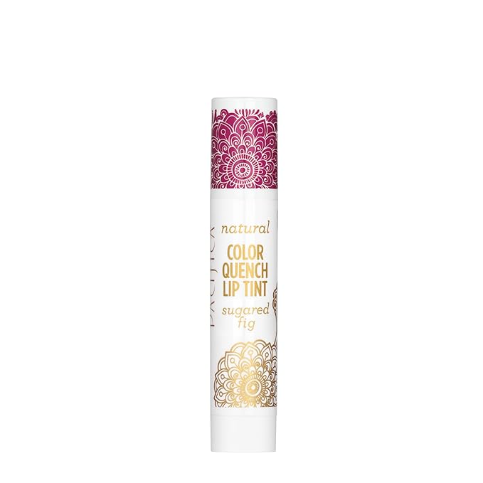 Pacifica Tinted Lip Balm – Color Quench Hydrating Flavored Lip Balm -Sugared Fig Flavor - Red Pink -w/Coconut Oil & Cocoa Butter Natural Clean Beauty Vegan & Dermatologist Tested (Pack of 2)