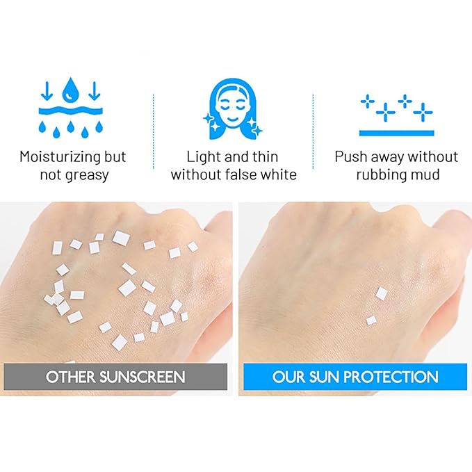 DISAAR BEAUTY Sunscreen Lotion SPF 60 PA+++ UVA/UVB UV Protection Antioxidant Moisturizing Skin Nourishing Hydration 50ml / 1.69fl.oz