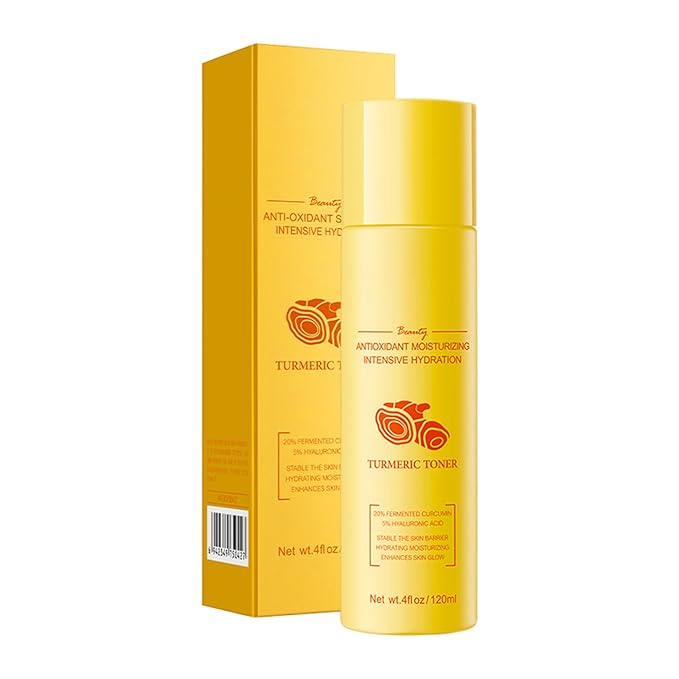 FEESHOW Sensitive Skin Friendly Facial Water | Gentle Hydrating Toner for Daily Moisturizing Turmeric One Size