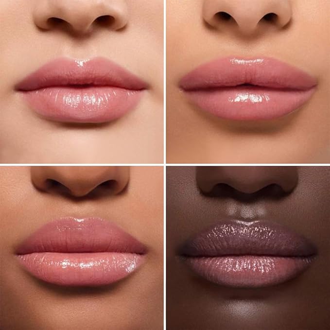 2Pcs Pink Honey Lipstick Tinted Lip Balm, Sheer Hydrating Lip Stain for All Skin Tones, Natural Lightweight Lips Gloss Makeup for Women, Vegan & Cruelty-Free