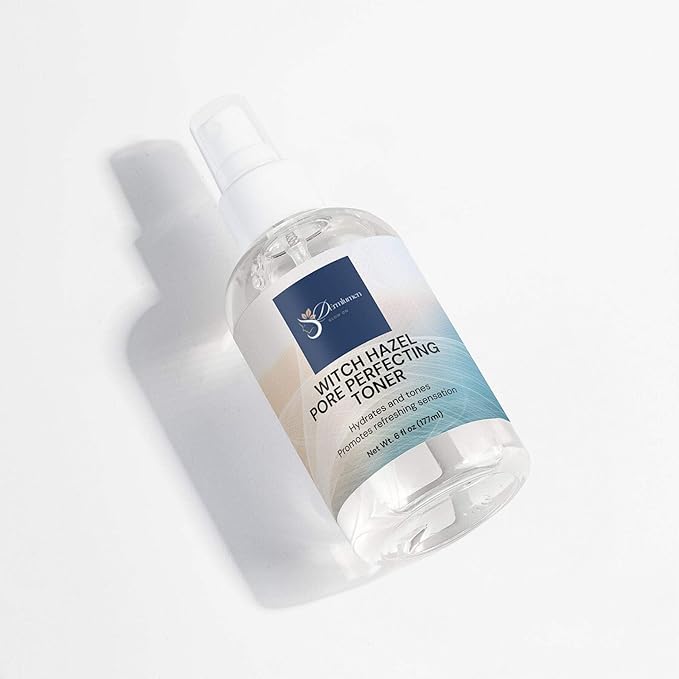 Witch Hazel Pore Perfecting Toner – Clarifying Face Toner with Hyaluronic Acid – Refines Pores, Hydrates & Balances – Alcohol-Free & Gentle – For All Skin Types – 4oz