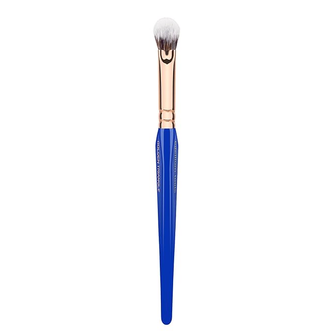 Bdellium Tools Professional Makeup Brush - Golden Triangle Series 788 BDHD Phase III - With All Vegan and Soft Synthetic Fibers, For Blend & Soften (Blue, 1pc)