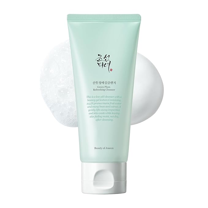 Beauty of Joseon Apricot Blossom Peeling Gel Soft Exfoliating Face with Green Plum Refreshing Cleanser Gel Type Deep Pore Cleansing