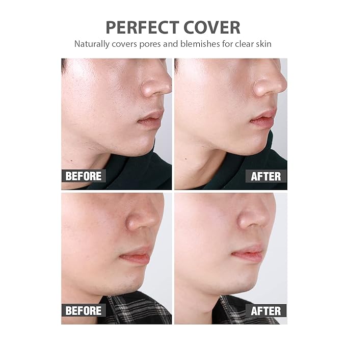 DASHU Korean BB Cream for Men | Aqua Tone-Up BB Lotion | Mens BB Cream with Seawater & Seaweed Extract | Hydrating Tinted Moisturizer for Face | Korean Skin Care (1.35 fl oz)