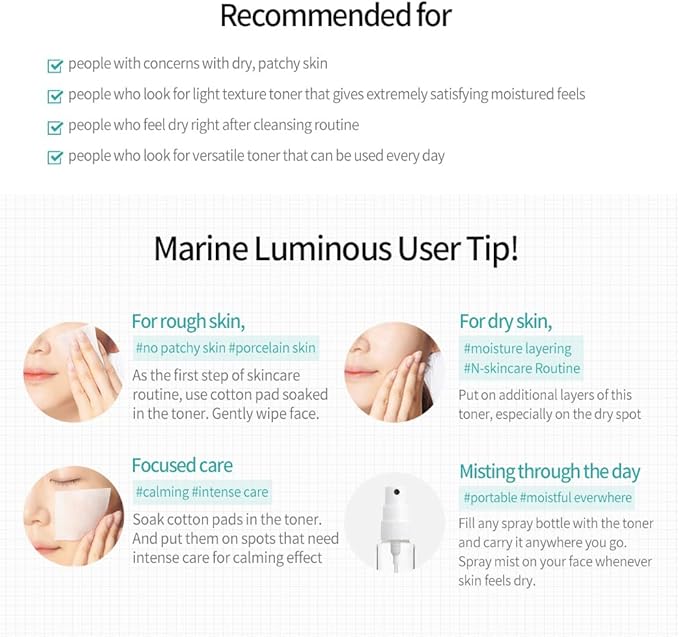 JMsolution Marine Luminous Pearl Moisture Toner XL (20.3 fl.oz.) | Deep Hydration & Radiance Care | 3-Layer Hyaluronic Acid & Pearl Extract | Large Size Face Toner | K-Beauty