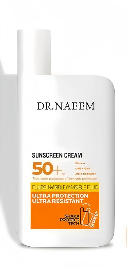 Organic Brightening Sunscreen SPF 50+ PA+++ | Mineral & Physical UV Protection with Zinc Oxide & Titanium Dioxide | Matte Finish, Non-Greasy, 50ml
