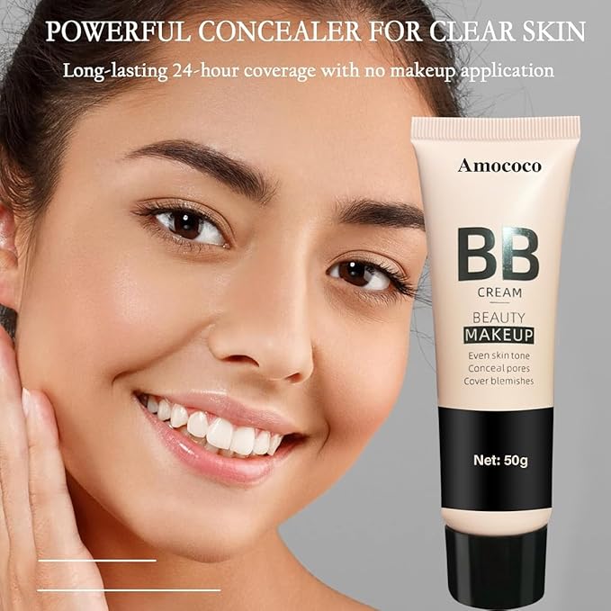 BB Cream, Long-Lasting Natural Beauty Makeup, 50g, 18-Hour Wear, Even Skin Tone & Pore Concealing (320)