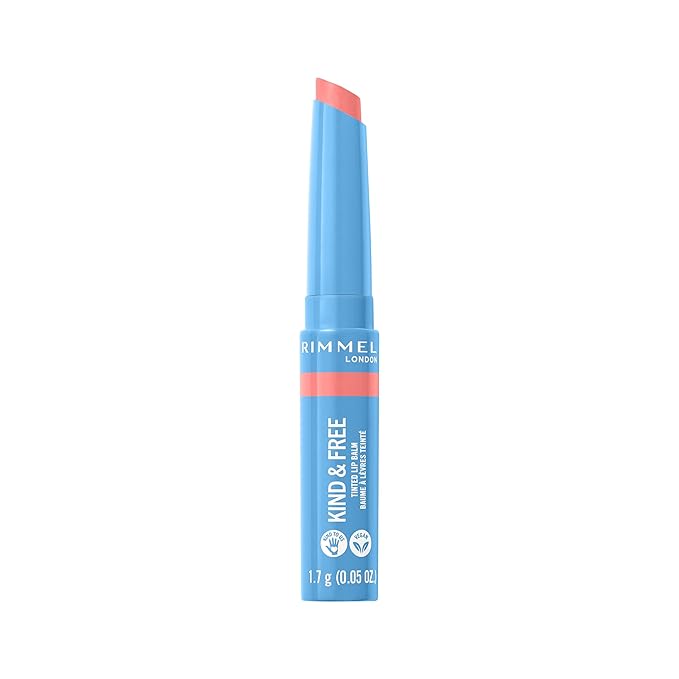 Rimmel Kind & Free Tinted Lip Balm, 003 Tropical Spark, 1.7g (0.05 oz)