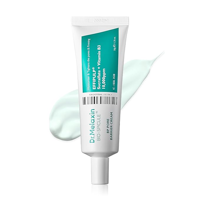 Dr.Melaxin BP Barrier Cream 50g, 1.76 oz. | Bio spicule Stimulating Pore Roots, Pore Tightening, Provision of skin elasticity