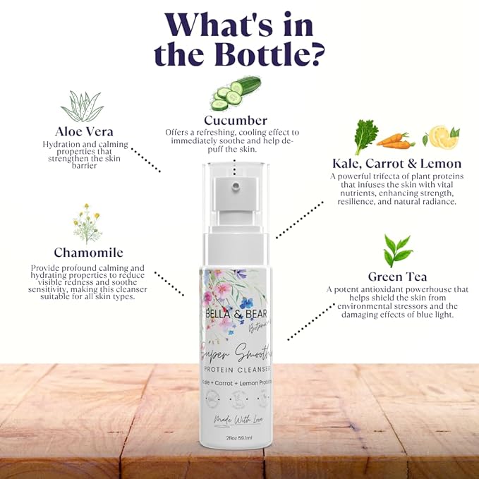 The Sunrise Ritual Skincare Set - AM Routine for Daily Glow, Hydration & Protection - Smoothie Cleanser, Desert Defender Toner, Simply Serene Serum & Hydro Bloom Moisturizer