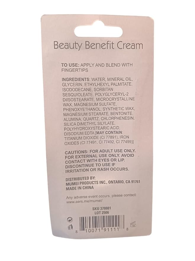Beauty Benefic Cream Candy Moyo Light 1 Multi-Action Skincare Makeup