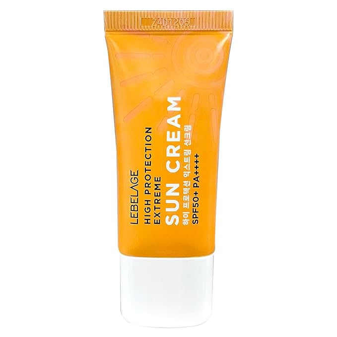 LEBELAGE High Protection Extreme Sun Cream SPF50, Korean Skin Care Face Sunscreen Moisturizer for Women, Travel Size After Sun Lotion, 1.01 fl oz