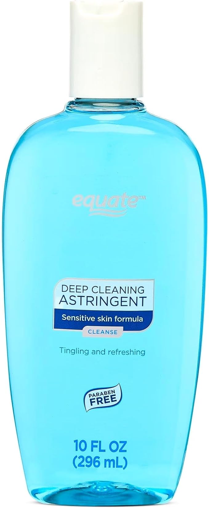Equate Deep Cleaning Astringent for Sensitive Skin, Paraben Free, Tingling and Refreshing Formula, 10 fl oz