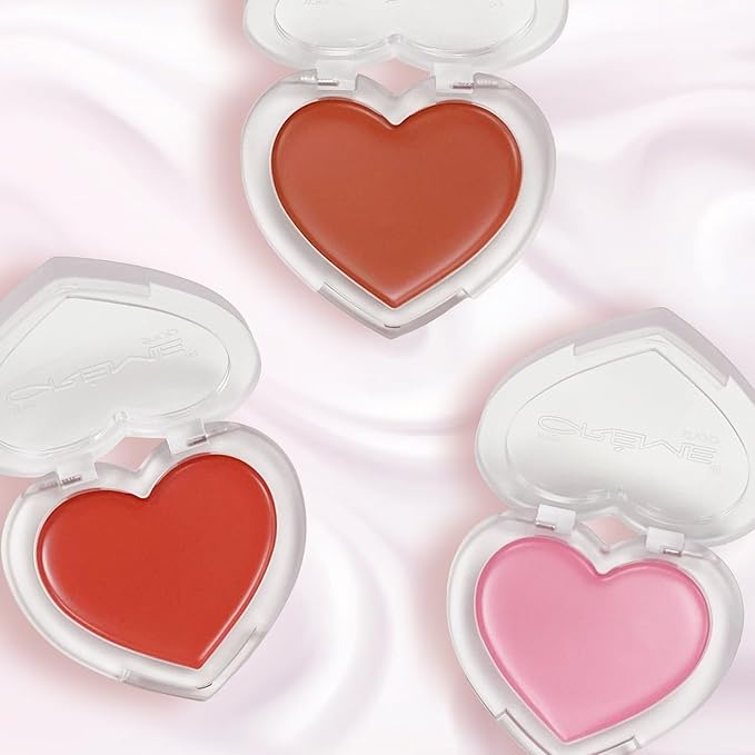 The Crème Shop Creme Blush Balm - Buildable, Long-lasting, Easily Blendable Cream Blush for Naturally Dewy Finish - Korean Beauty Cosmetic (Adore U)