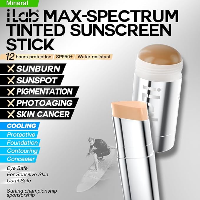 iLab Extreme Sport Colorful Sunscreen Stick (Light Beige)