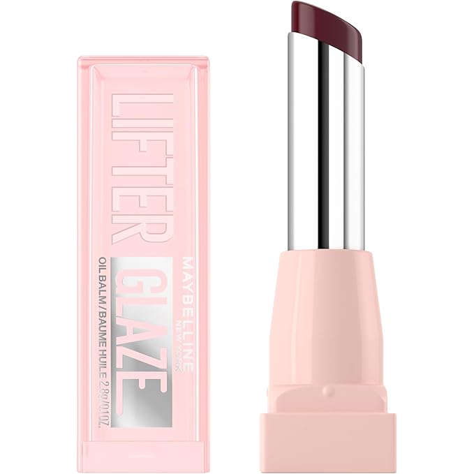 MAYBELLINE Lifter Glaze Oil Balm with Hyaluronic Acid and Hydrating Oil Blend, Lip Balm with 24HRs of Smooth, Moisturizing Shine, Espresso Kiss (Sheer Deep Brown Nude)