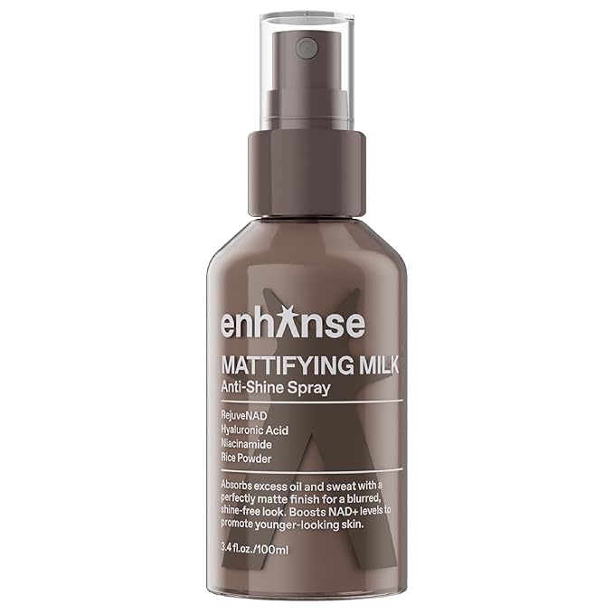 Skin Performance Routine, Super Clean Face Mist, Under Eye Gel, & Mattifying Milk Anti Shine Matte Spray for Men & Women