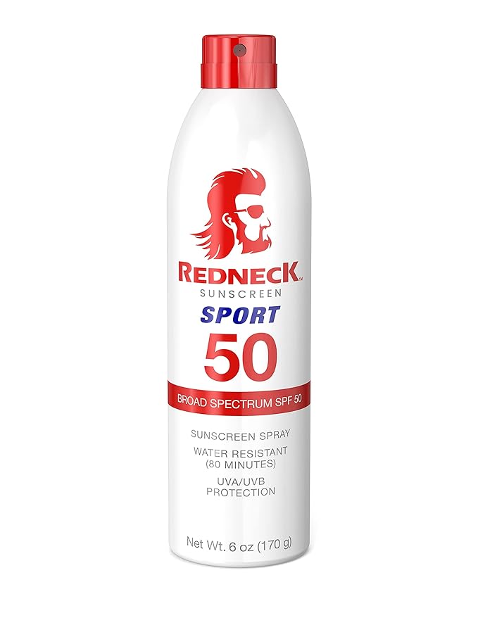 6 Oz SPF 50 Sport Spray Water/Sweat Resistant Reef Friendly, Non-irritating