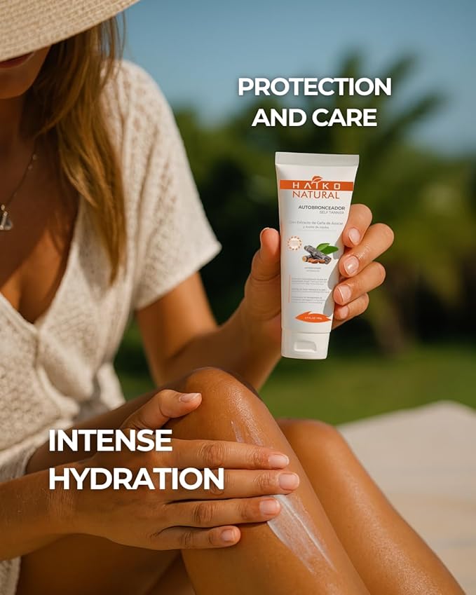 Natural Self Tanner with Sugar Cane Extract & Jojoba Oil. Buildable, Even Glow Without Sun. Deeply Hydrating & pH Balanced. Fast-Drying, Streak-Free - 2.7 fl oz / 80g