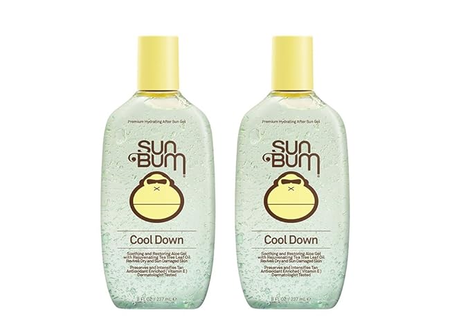 Sun Bum Cool Down Hydrating After Sun, 8 oz - After Sun Gel 2 Pack